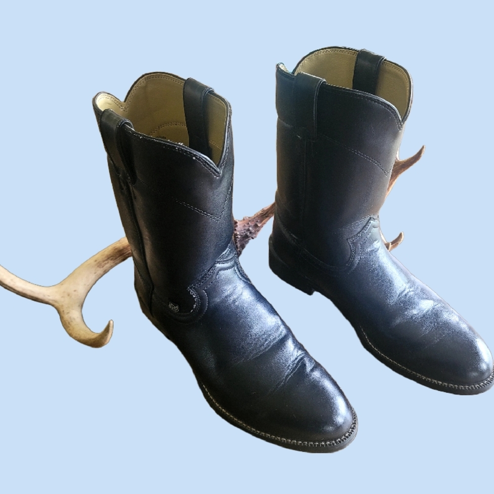 Justin Boots Men's Black Cowboy Boots